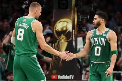 Jayson Tatum Sends Farewell Message to Kristaps Porzingis After Celtics Trade