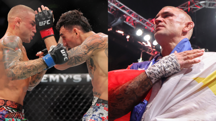 Dustin Poirier Explains Final Exchange with Max Holloway During BMF Title Fight