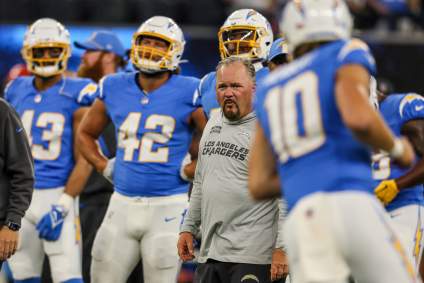 Jim Harbaugh Sends Unsettling Message About Greg Roman’s Future With Chargers