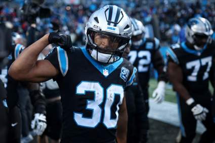 Chuba Hubbard Swings at 22-Year-Old LB for First Panthers Training Camp Fight