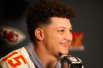 Patrick Mahomes Reacts to Travis Kelce, Taylor Swift’s Viral Photos