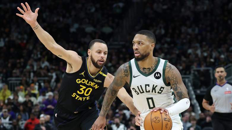 Damian Lillard, Stephen Curry, Warriors