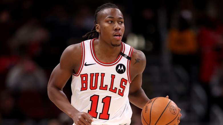 Ayo Dosunmu of the Chicago Bulls
