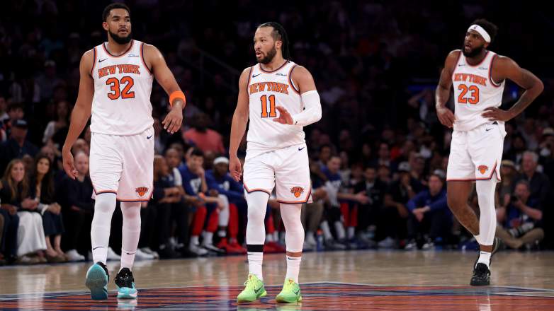 Karl-Anthony-Towns, Jalen Brunson, Mitchell Robinson, New York Knicks