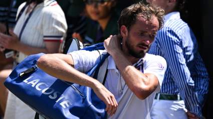 Daniil Medvedev Left Fuming After Stunning Upset To Corentin Moutet
