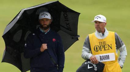 Bad Time? Jon Rahm’s Caddie Gets ‘Heated’ In Defense Of British Open Playing Partner