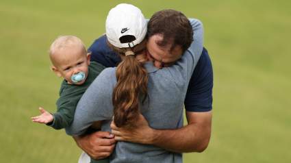 Scottie Scheffler’s Wife, Son Steal Show in Adorable Open Championship Photos