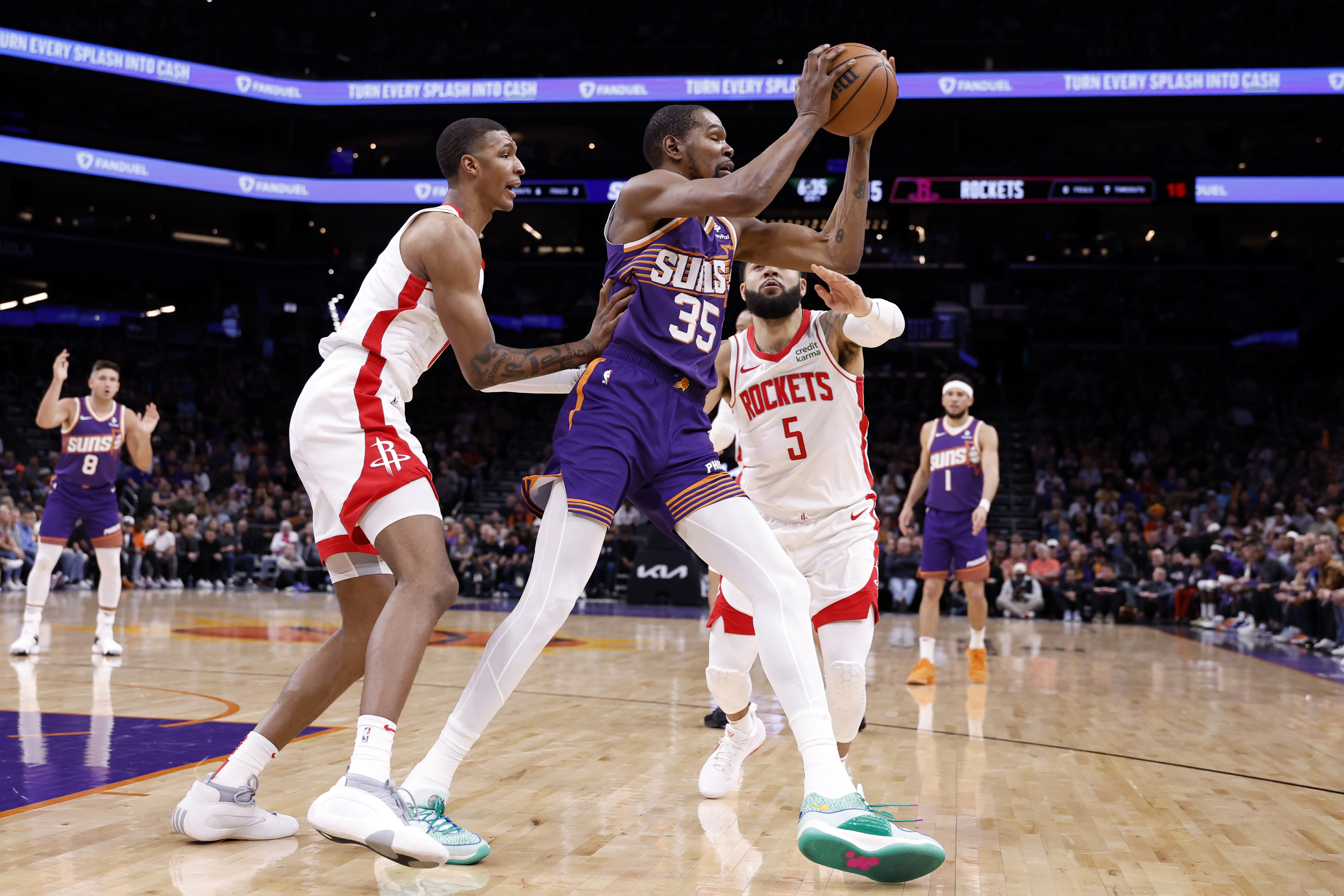 Jabari Smith Jr., Kevin Durant, Rockets