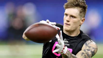 Giants Rookie Thomas Fidone Reveals What Travis Kelce Liked About His Game