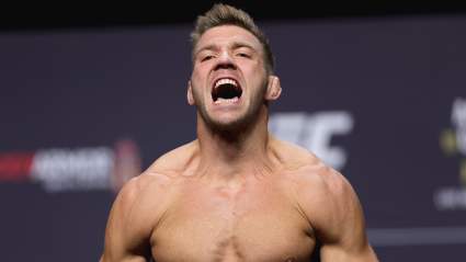 Dricus du Plessis & Khamzat Chimaev Get Physical During Heated UFC 319 Staredown