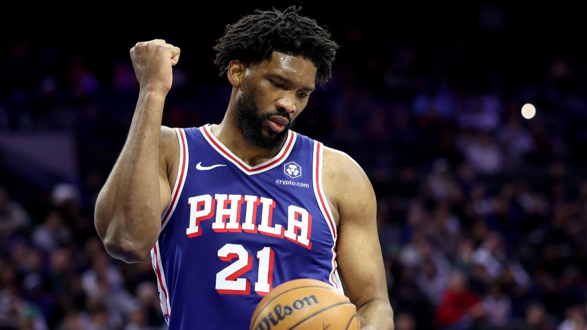 Joel Embiid #21 of the Philadelphia 76ers.