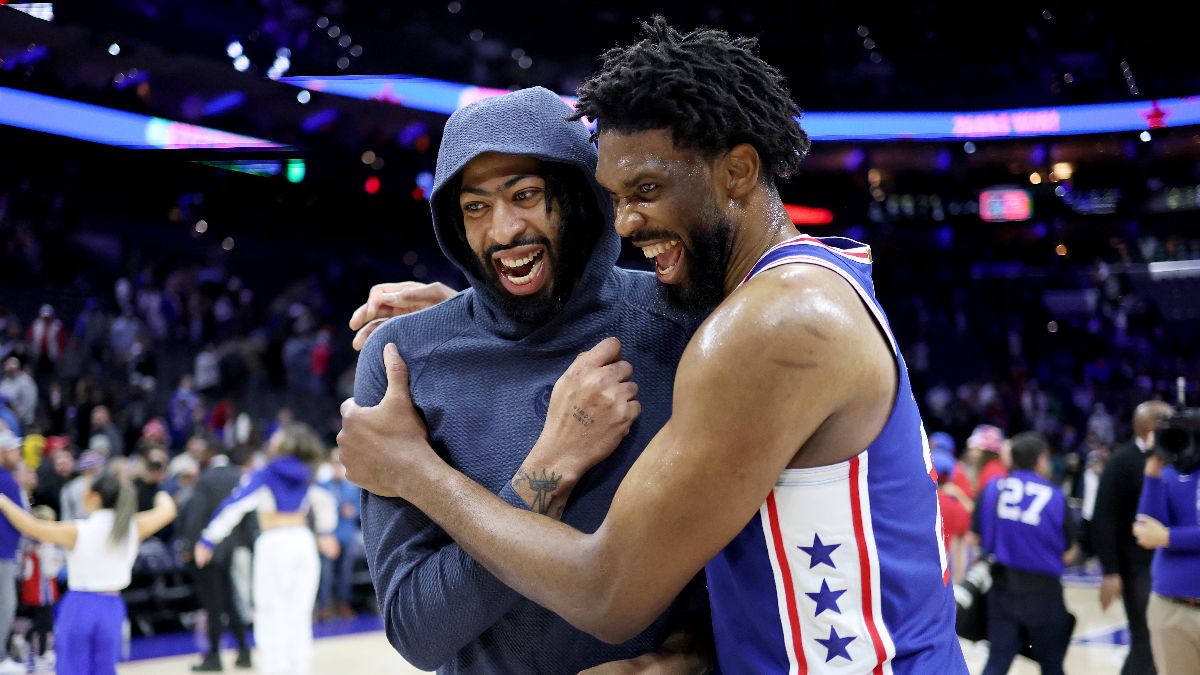 Joel Embiid #21 of the Philadelphia 76ers.