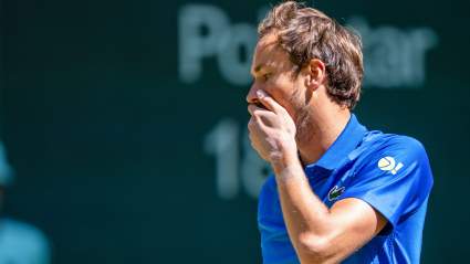 Daniil Medvedev Exits Court Without Bag After Late-Night Upset To Alexei Popyrin