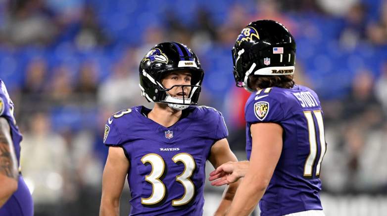 Baltimore Ravens kicker Tyler Loop