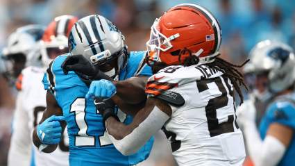 Panthers WR Xavier Legette Breaks Silence After Fight Against Browns