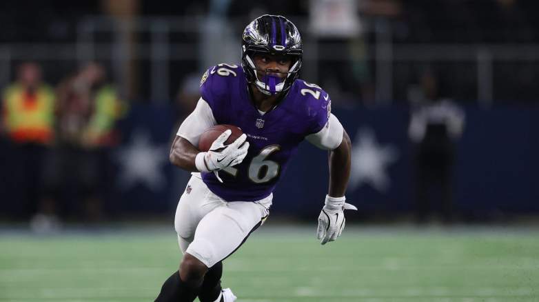 Baltimore Ravens running back Rasheen Ali