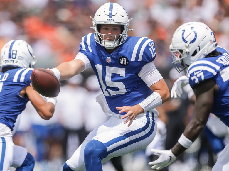 heavy.com - Billy Heyen - Colts' Riley Leonard Might Be QB Answer Over Daniel Jones, Anthony Richardson