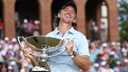Tommy Fleetwood Spikes Football With Message After First PGA Tour Win