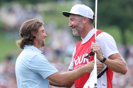 Tommy Fleetwood & Caddie Ian Finnis Share Moment Minutes Before Win: Exclusive Video