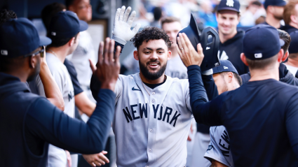 Yankees’ Rookie Surprises by Taking Reps at First Base