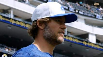 Rams QB Matthew Stafford Raises Eyebrows in Historic Fashion