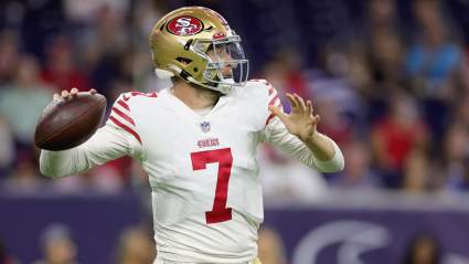 San Francisco 49ers Considering Bringing Back Quarterback Brock Purdy Beat Out in 2022