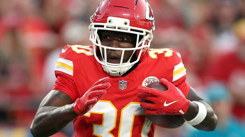 Chiefs pushed to get RB Brashard Smith more snaps in Week 4 vs Ravens.