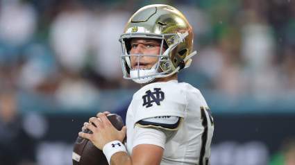 Notre Dame’s Marcus Freeman Chooses 1 Word to Describe C.J. Carr