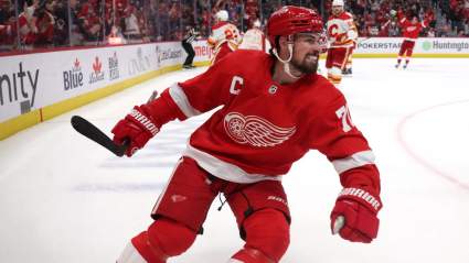 Red Wings Captain Heaps Praise on Star Player as Camp Continues