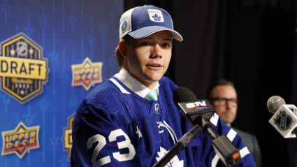 Maple Leafs’ Top Prospect Shares Lofty Goal for Upcoming Season
