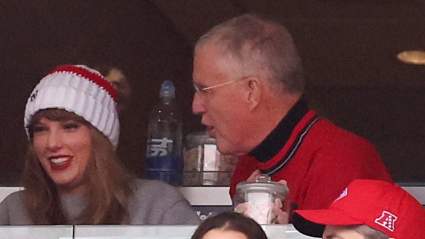 Taylor Swift’s Dad Steals the Show at Chiefs-Ravens Game