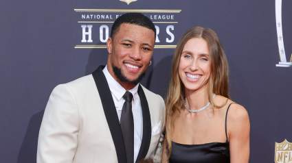 Saquon Barkley’s Future Wife Anna Makes Cameo as Eagles RB Reveals Personal News