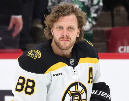 Boston Bruins Star David Pastrnak Unconcerned With ‘Nagging’ Injury