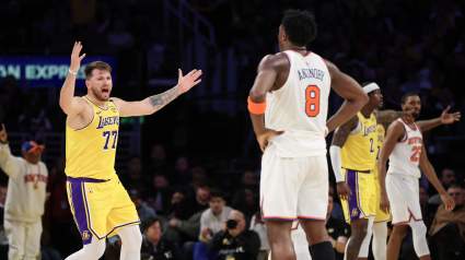 Major Luka Doncic Concern Causes Lakers to Rank Behind Knicks