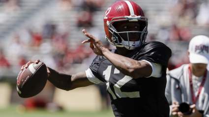 5 Star Freshman Quarterback Throws 2 TDs In Alabama Debut