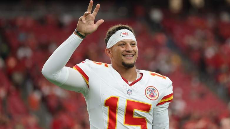 Patrick Mahomes of the Kansas City Chiefs.