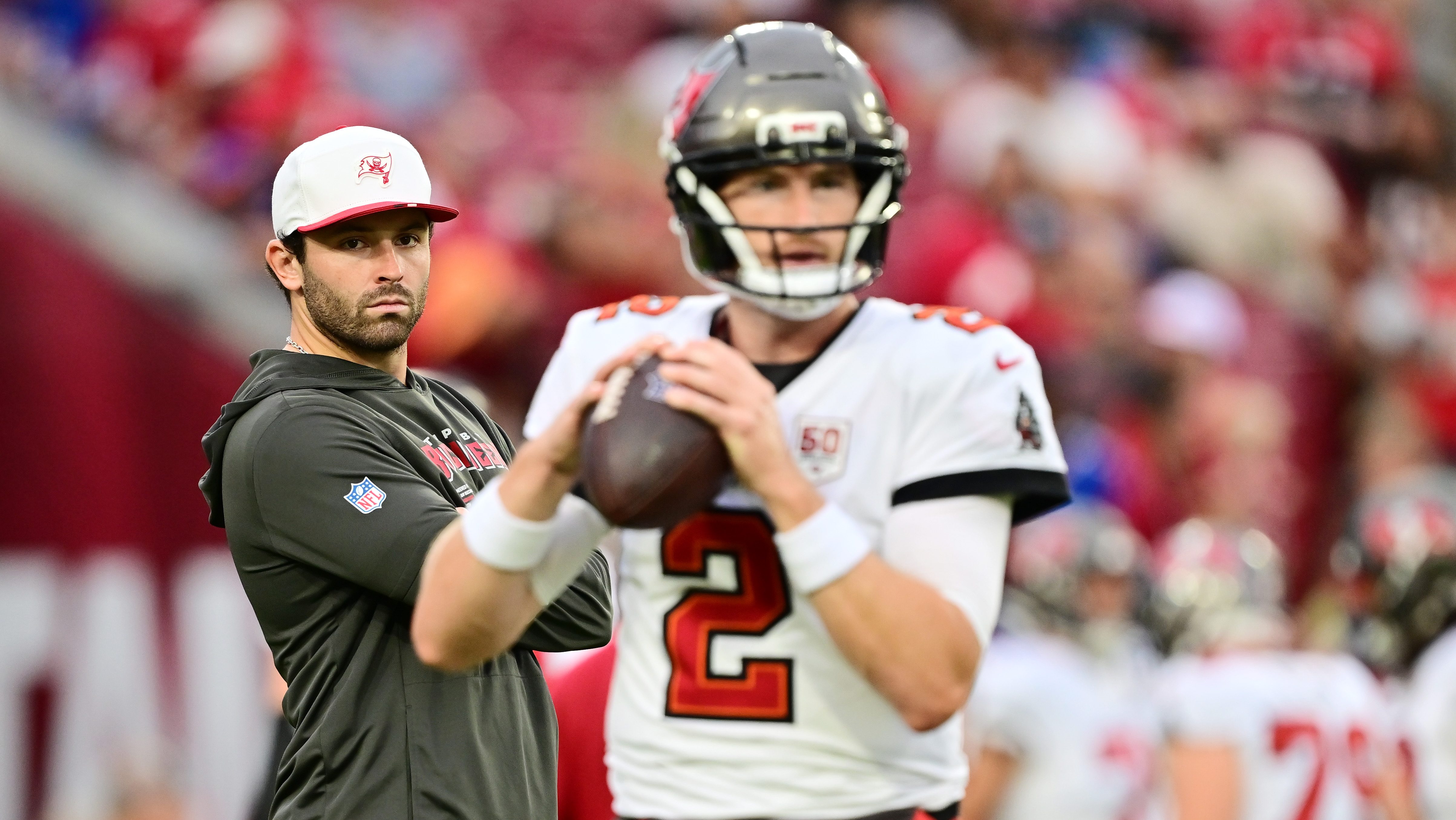 Baker Mayfield and Kyle Trask