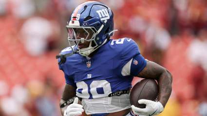 Giants’ RB Room Gets Lift With Tracy Jr. Available After MNF Exit