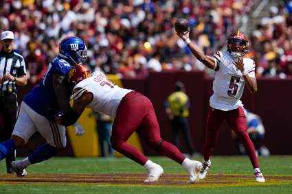 Commanders First Round Pick Delivers in First NFL Start