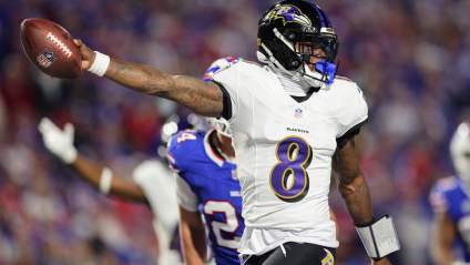 Baltimore QB Lamar Jackson Retaliates In Altercation With Bills Fan