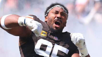 Browns’ Myles Garrett Dismisses War of Words With Derrick Henry