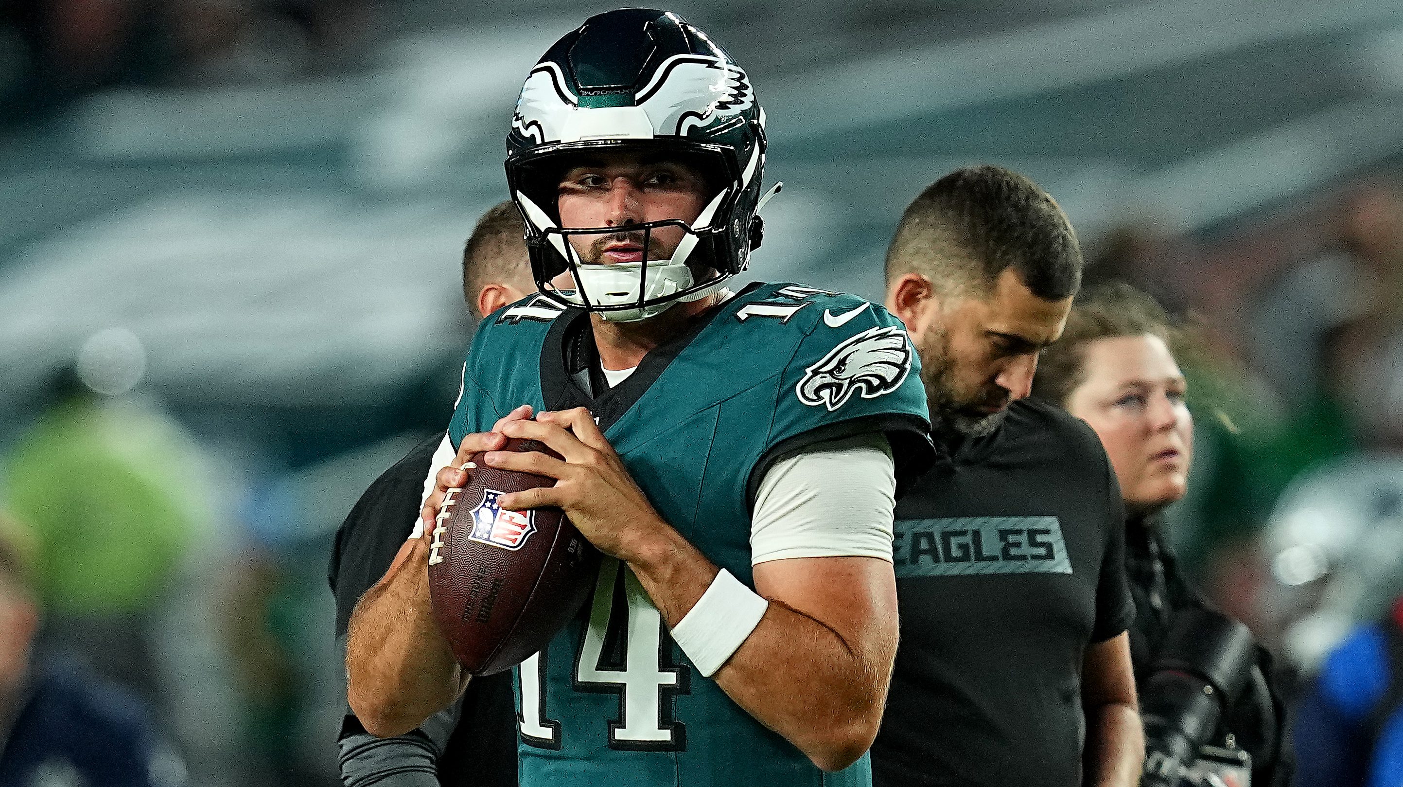 Eagles Backup QB Sam Howell Predicted As 'Breakout Star'