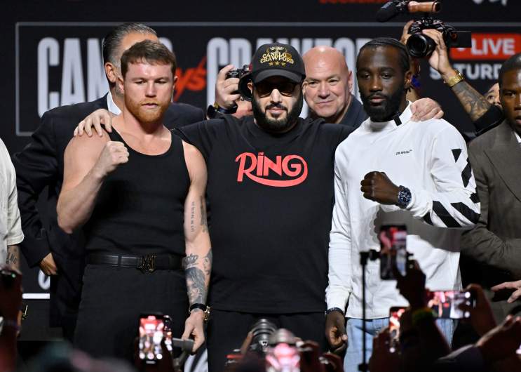 Canelo Alvarez and Terence Crawford