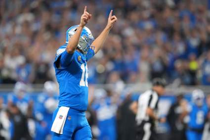 Lions QB Jared Goff Makes Bold Statement on Rookie WR Isaac TeSlaa
