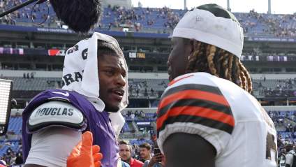 Ravens Star Had Strong Words for Browns WR Jerry Jeudy After Beatdown