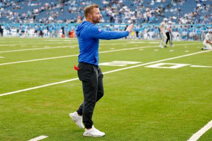 Rams Head Coach Sean McVay Reveals He Injured Himself During Titans Game