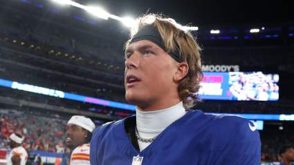 Giants QB Jaxson Dart Gets Emotional in First Public Statement as Q1