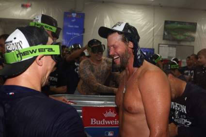 Clayton Kershaw Celebrates Final Season As NL West Champion