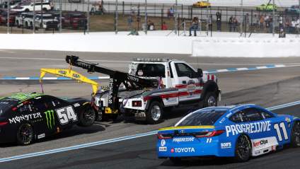 JGR Teammates Discuss New Hampshire Wreck