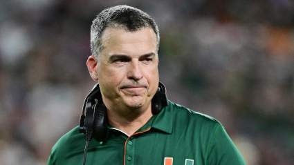 Miami HC Mario Cristobal Spotted at High School Game During Bye Week